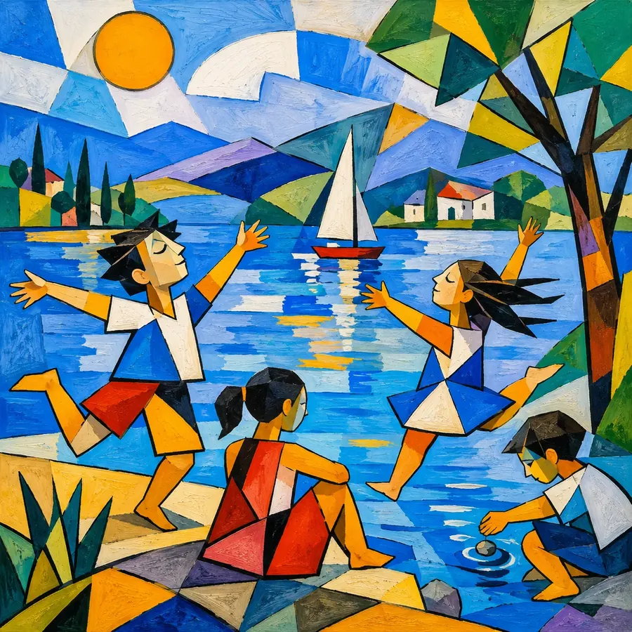 Au bord du lac